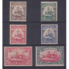 ALEMANIA COLONIAS KAMERUN 1905 Yv 20/4 SERIE COMPLETA NUEVA CON GOMA DE GRAN CALIDAD MUY RARA 446 EUROS